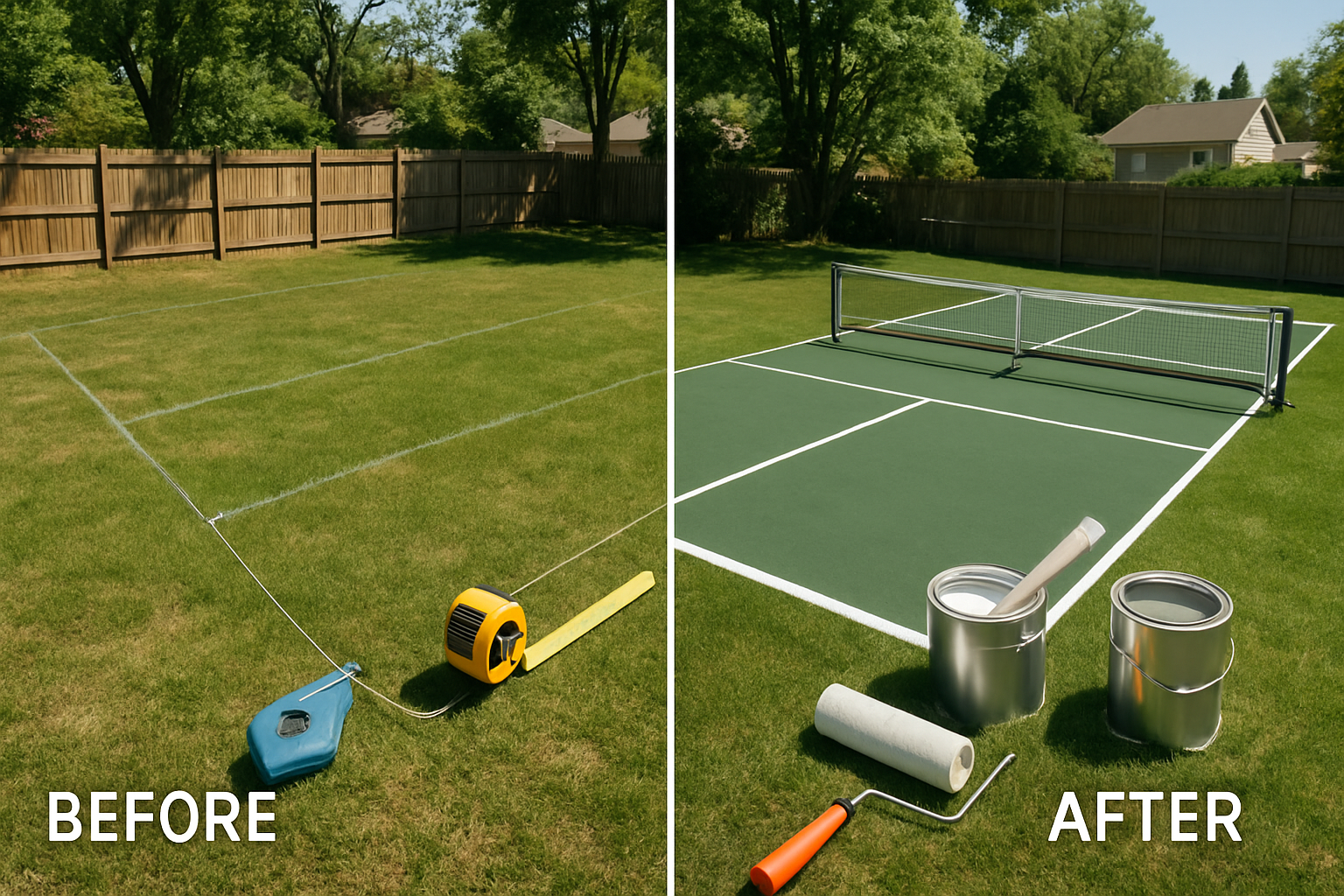 How to Set Up a Backyard Pickleball Court (Complete DIY Guide)