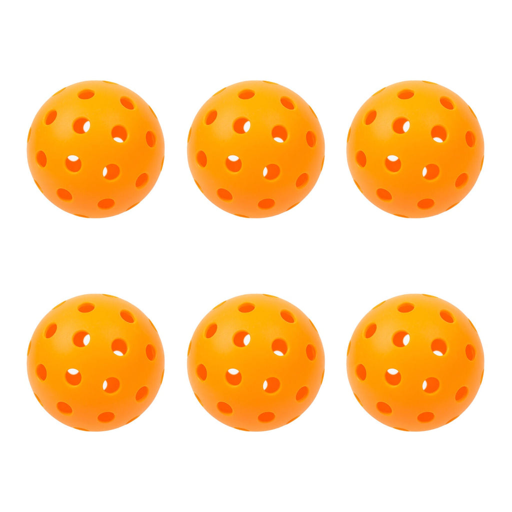 NNEDSZ Precision Aerodynamic 40cm Hole Design Pickleball Ball - 6 pack