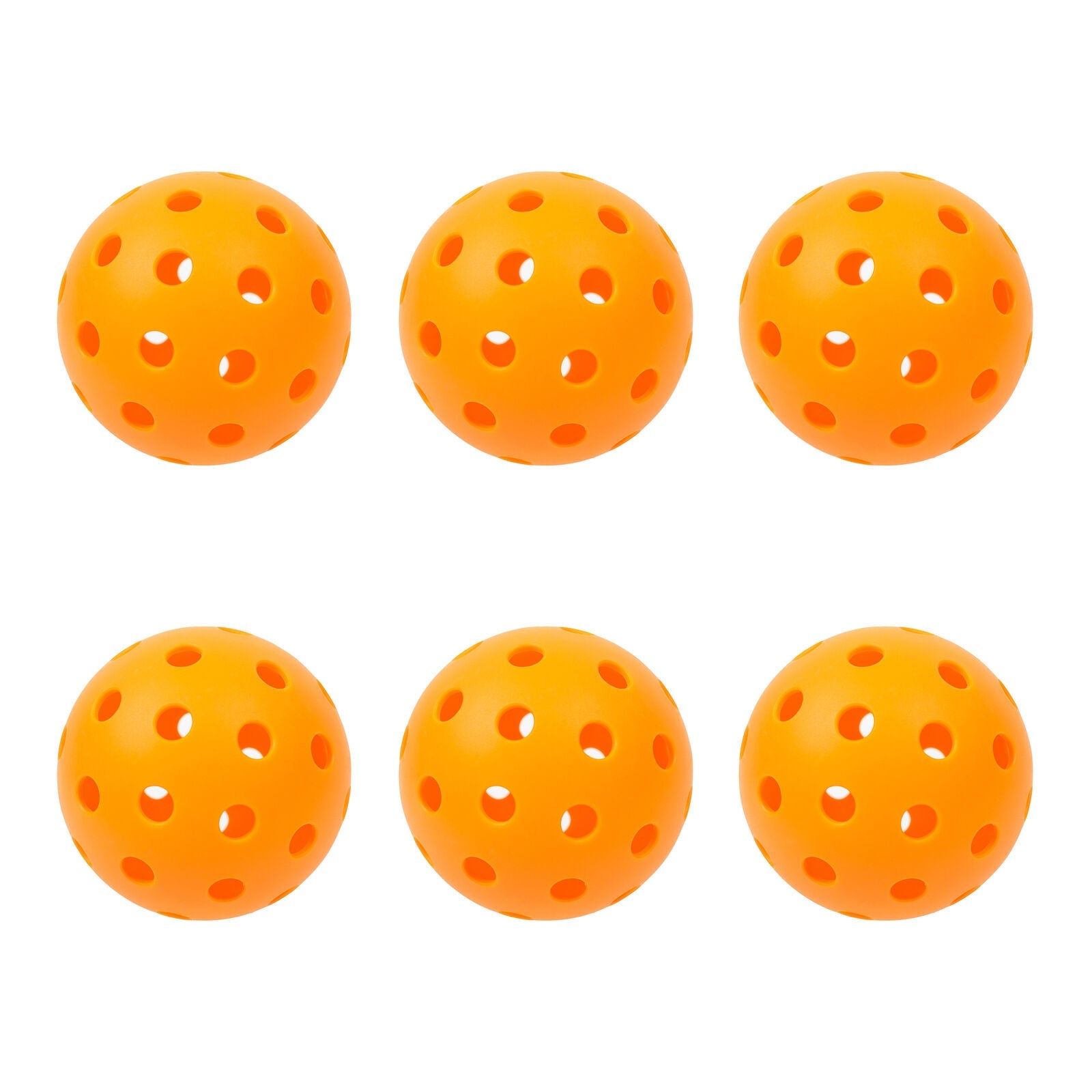 NNEDSZ Precision Aerodynamic 40cm Hole Design Pickleball Ball - 6 pack