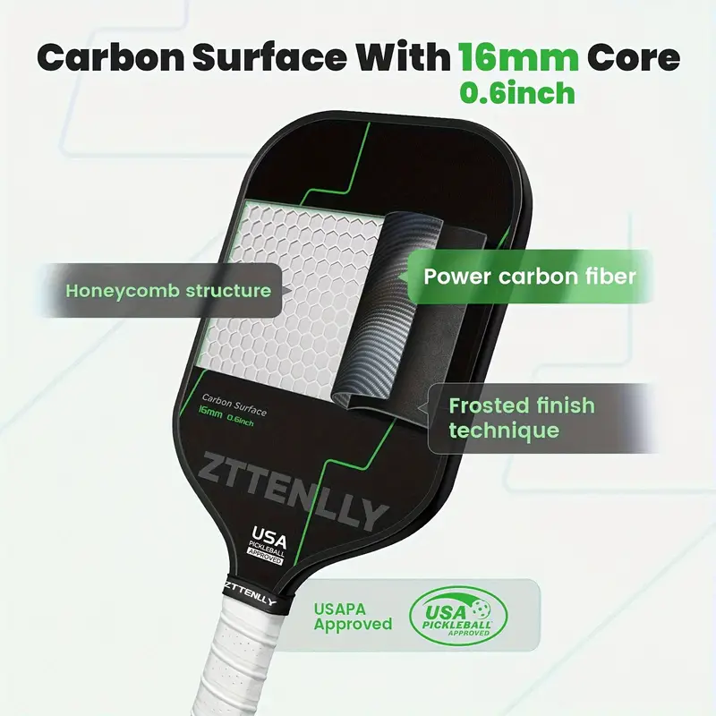 NNEDSZ T300 Graphite Carbon Fiber Pickleball Paddles Pickle Ball Racket Racquet