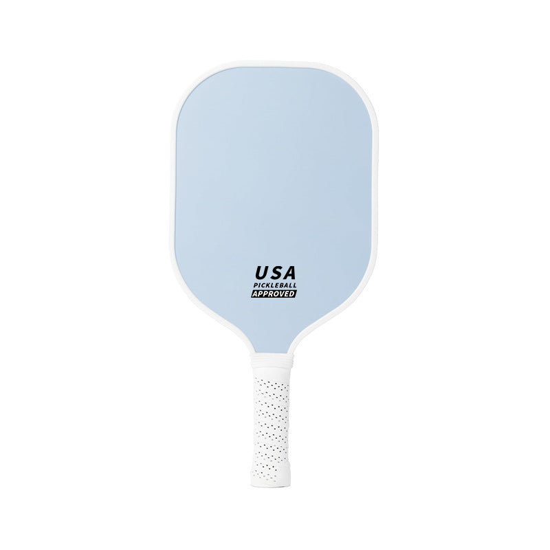 NNEDSZ Light Blue Fiberglass Pickleball Paddle - Lightweight 215g with Anti-Slip TPU Grip for Outdoor Sports