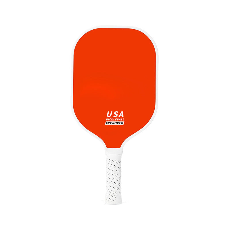 NNEDSZ Orange Fiberglass Pickleball Paddle - Lightweight 215g with Anti-Slip TPU Grip for Outdoor Sports