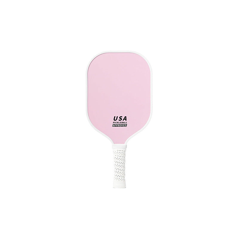 NNEDSZ Pink Fiberglass Pickleball Paddle - Lightweight 215g with Anti-Slip TPU Grip for Outdoor Sports