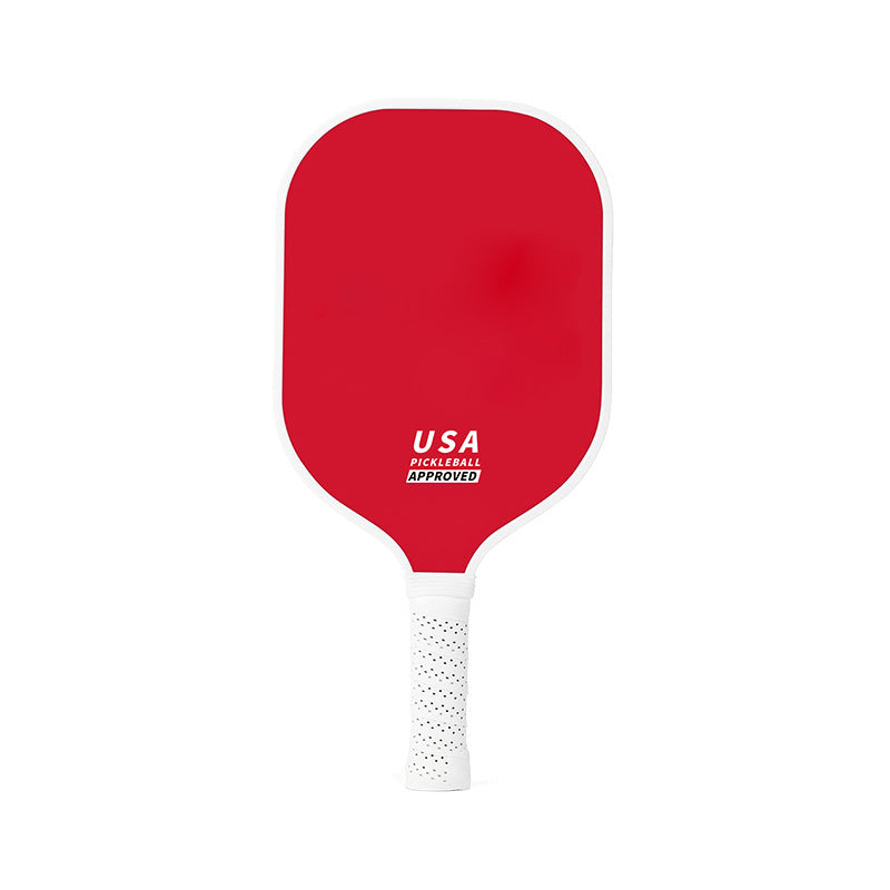 NNEDSZ Red Fiberglass Pickleball Paddle - Lightweight 215g with Anti-Slip TPU Grip for Outdoor Sports