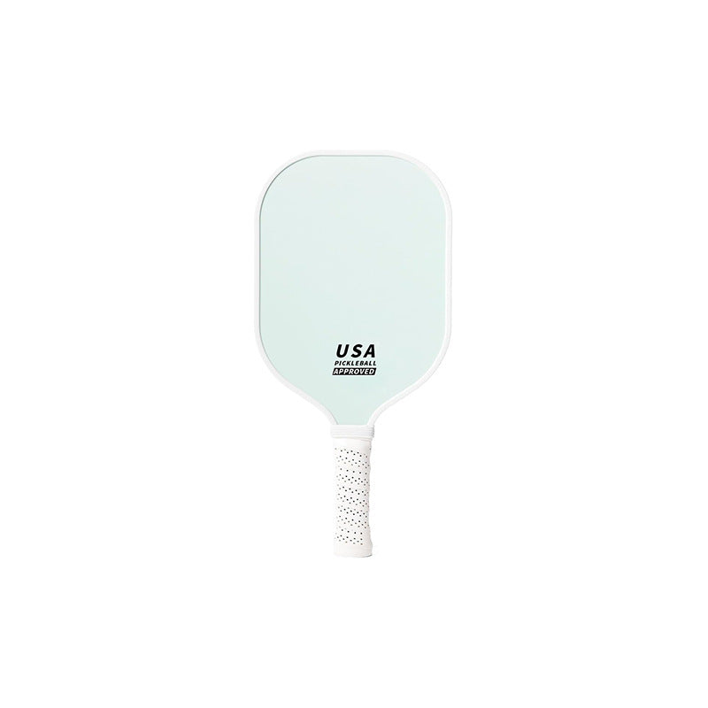 NNEDSZ Light Green Fiberglass Pickleball Paddle - Lightweight 215g with Anti-Slip TPU Grip for Outdoor Sports