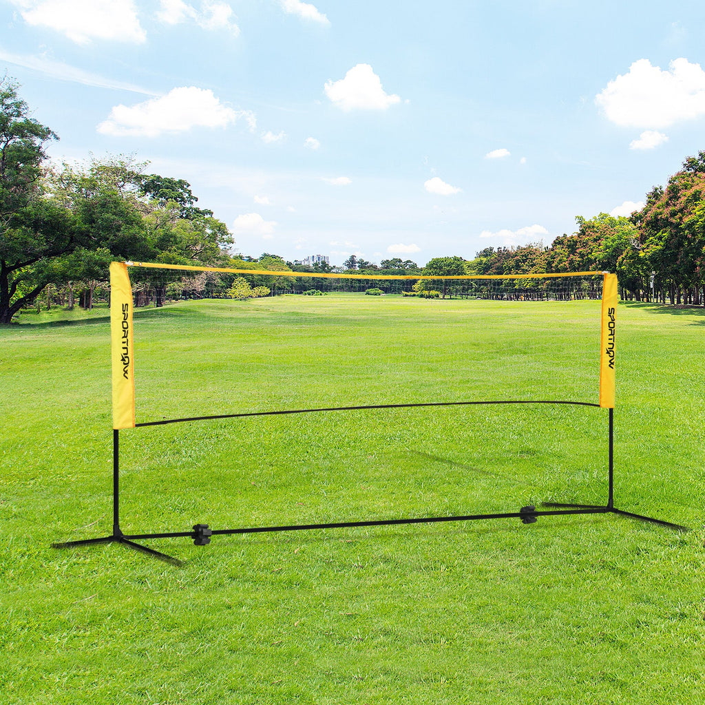 3(m) Badminton Net, Height Adjustable Outdoor Sports Net with Carry Bag, for Tennis, Pickleball and Volleyball