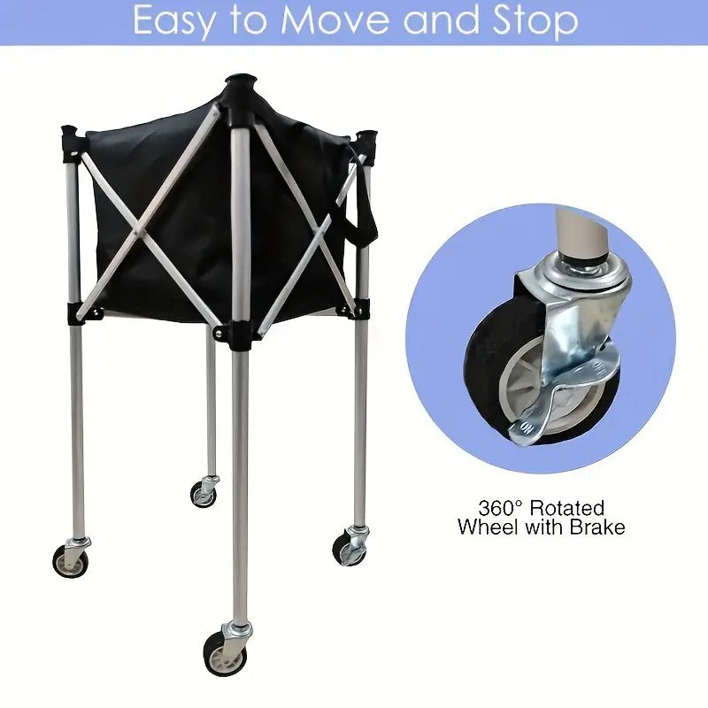 NNETM Tennis Pickleball Storage Cart