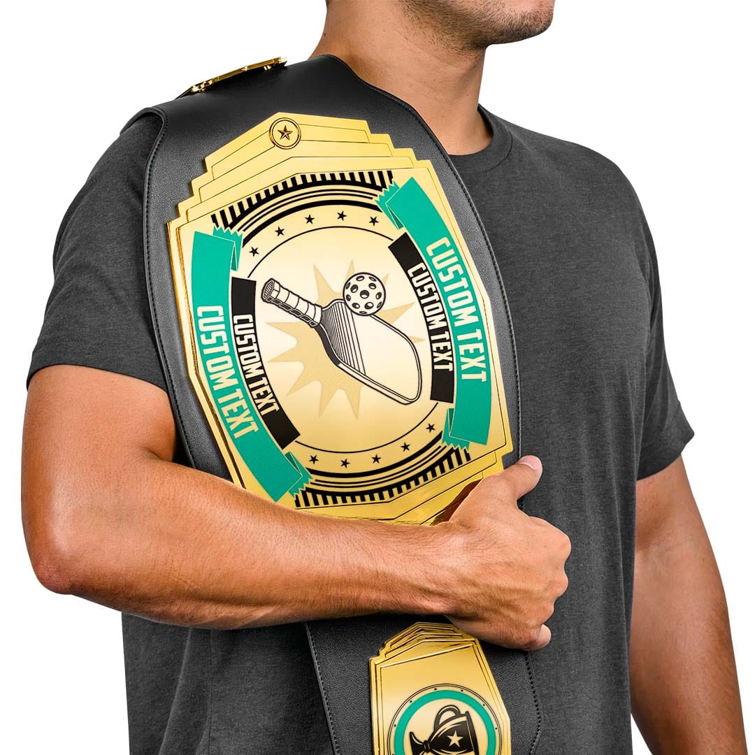 Trophysmack Pickleball Ultimate 6lb Custom Championship Belt 31042532442173